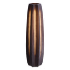 Vase Tiara L dark brown glass by Eichholtz