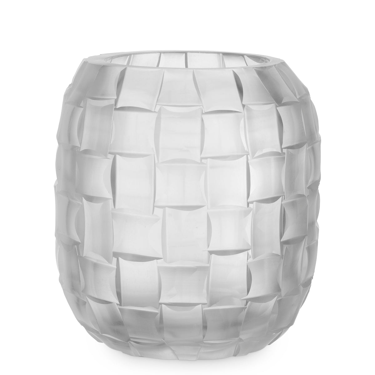 Vase Varese S frosted glass by Eichholtz