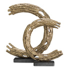 Object Elvaston antique brass finish set of 2 by Eichholtz
