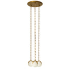 CDJ Chandelier Alesa S antique brass finish alabaster by Eichholtz
