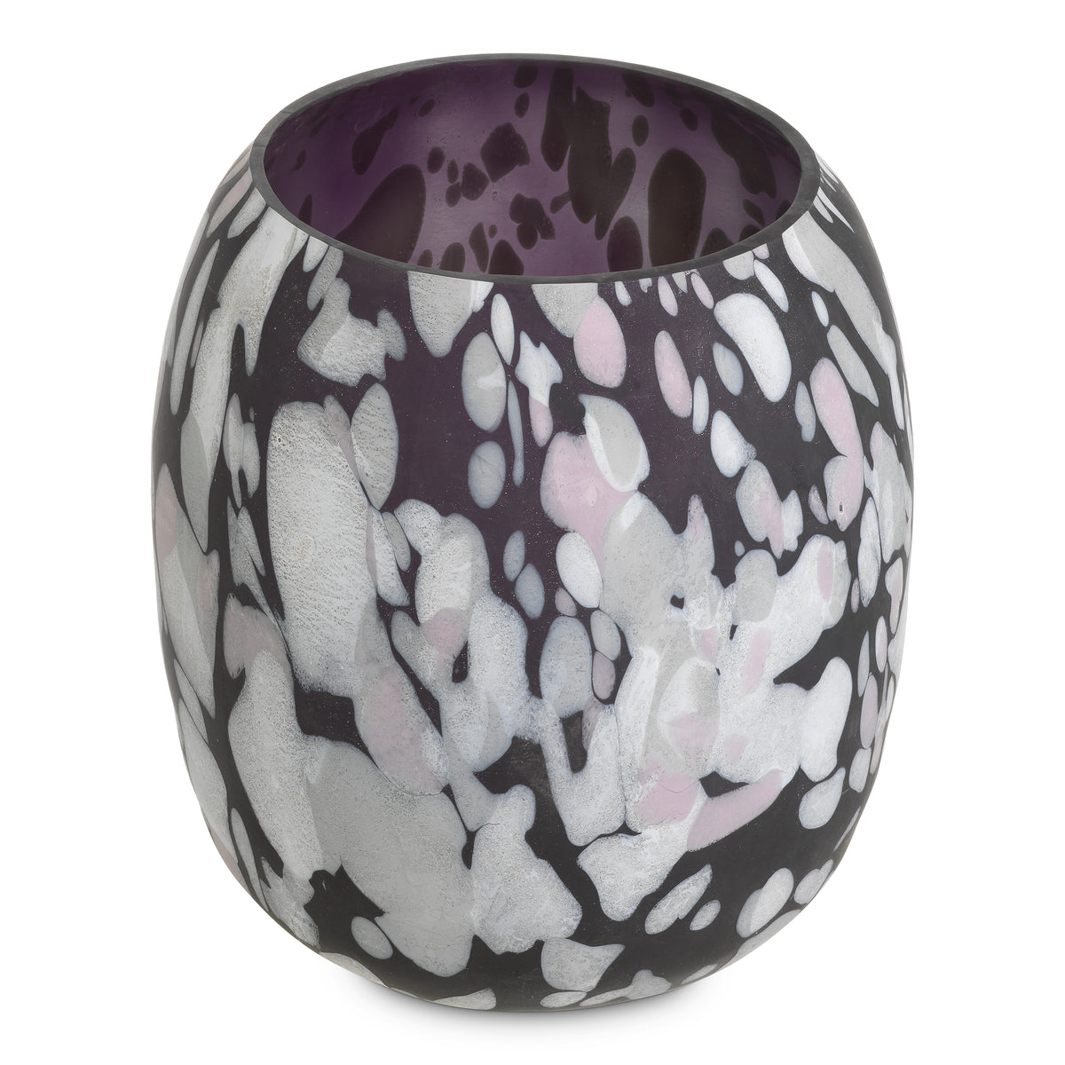 Vase Foxdale L multi colour glass by Eichholtz