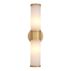 Wall Lamp Claridges Double antique brass finish alabaster by Eichholtz