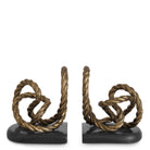 Bookend Corwyn antique brass finish set of 2 by Eichholtz