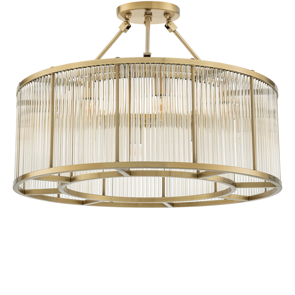 Ceiling Lamp Bernardi L antique brass finish by Eichholtz