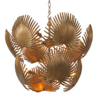 Chandelier Foliage vintage brass finish by Eichholtz