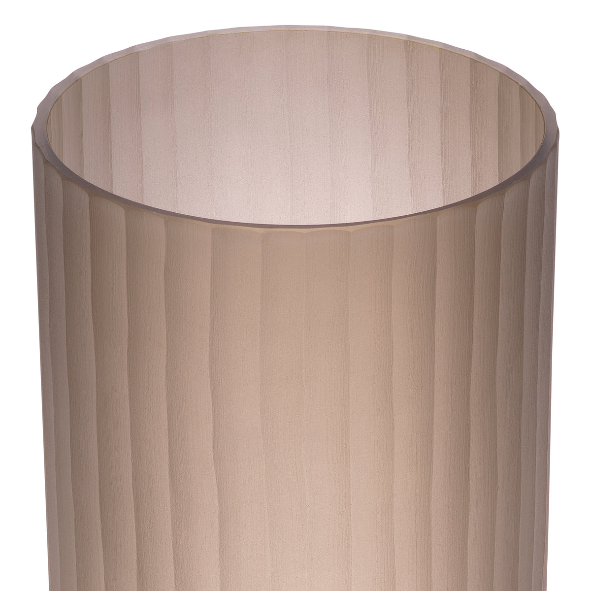 Vase Haight L frosted brown glass by Eichholtz