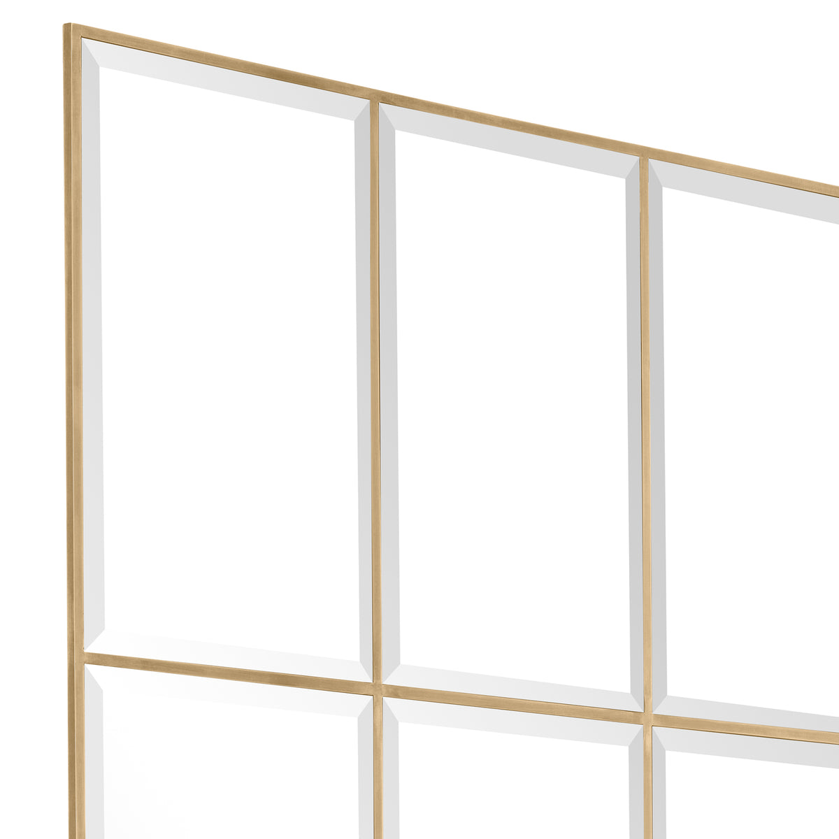 Mirror Kravis vintage brass finish by Eichholtz