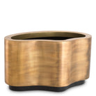 Planter Monza vintage brass finish by Eichholtz