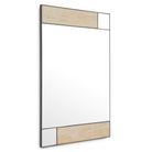 Mirror Cosimo travertine bronze finish by Eichholtz