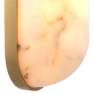 Wall Lamp Sumo antique brass finish alabaster by Eichholtz