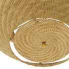 Chandelier Tavira natural rattan by Eichholtz