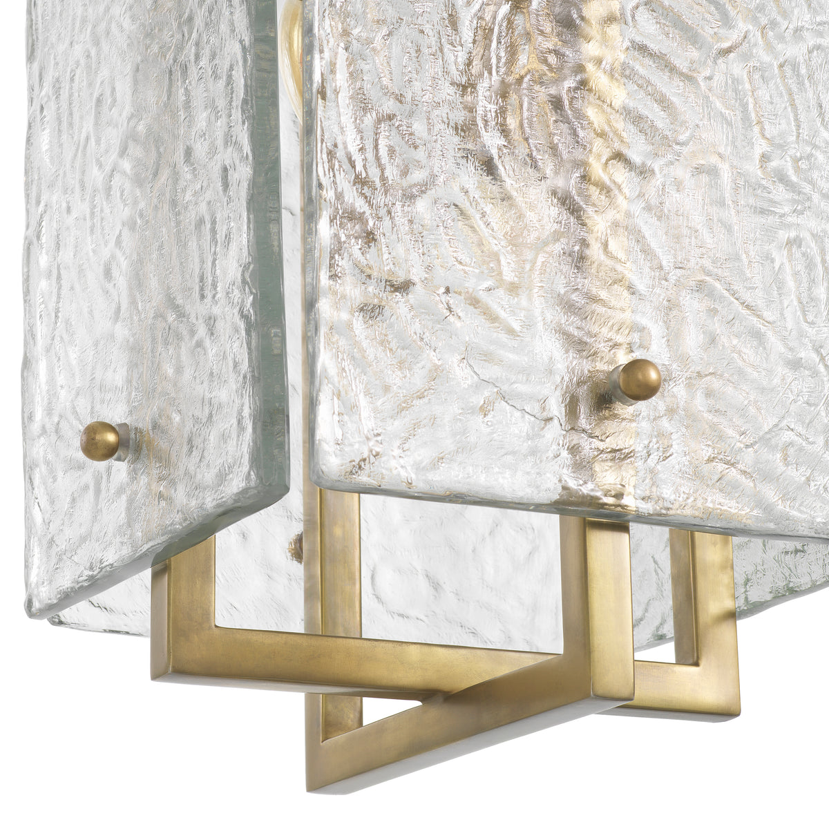 Pendant Solara vintage brass finish by Eichholtz