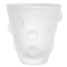 Vase Evander frosted white glass by Eichholtz