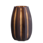 Vase Tiara S dark brown glass by Eichholtz