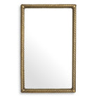 Mirror Salvi rectangular vintage brass finish by Eichholtz