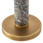Table Lamp Ziegèl antique brass finish grey marble by Eichholtz