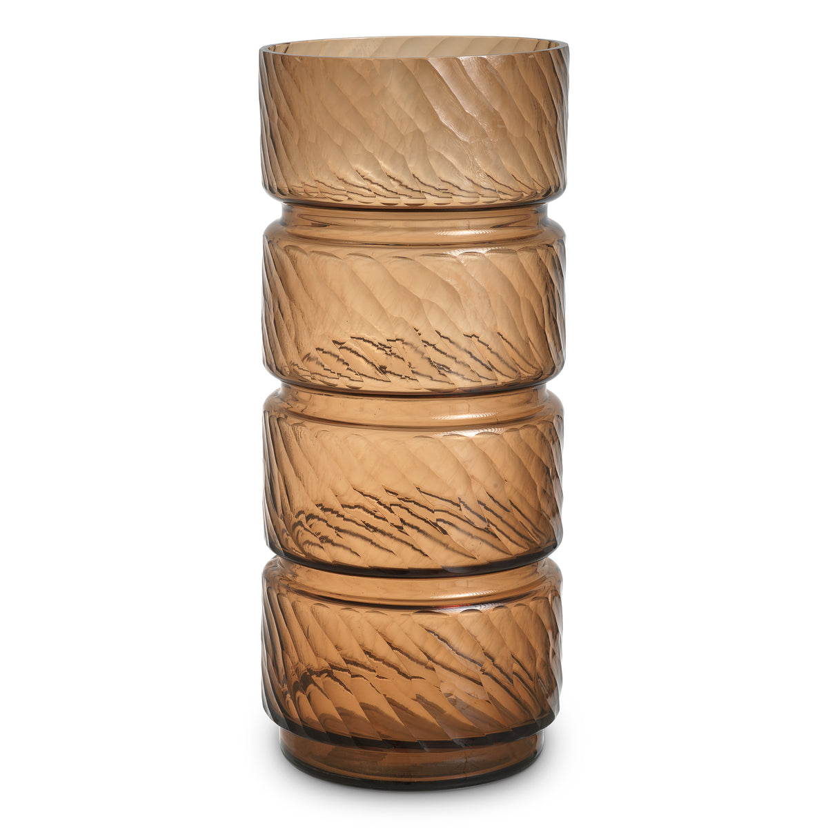 Vase Loxley L copper glass by Eichholtz