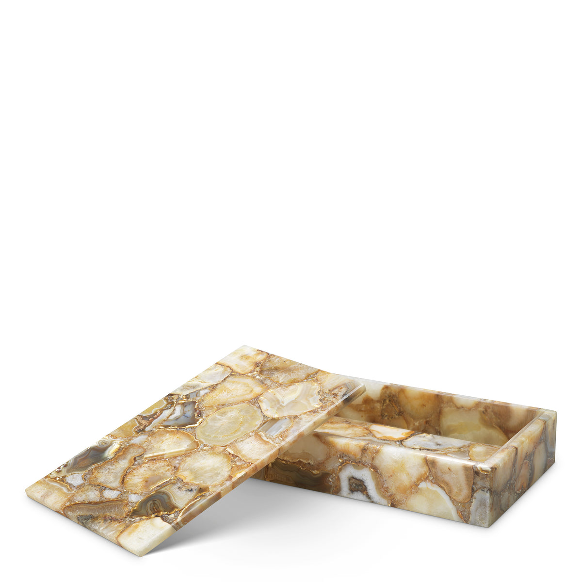 Box Chatterton agate stone by Eichholtz