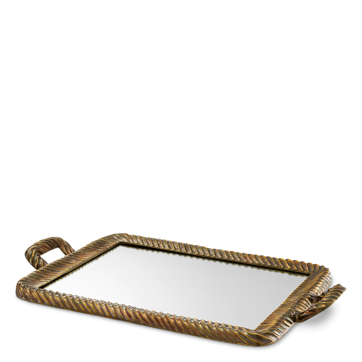 Tray Montmartre vintage brass finish by Eichholtz