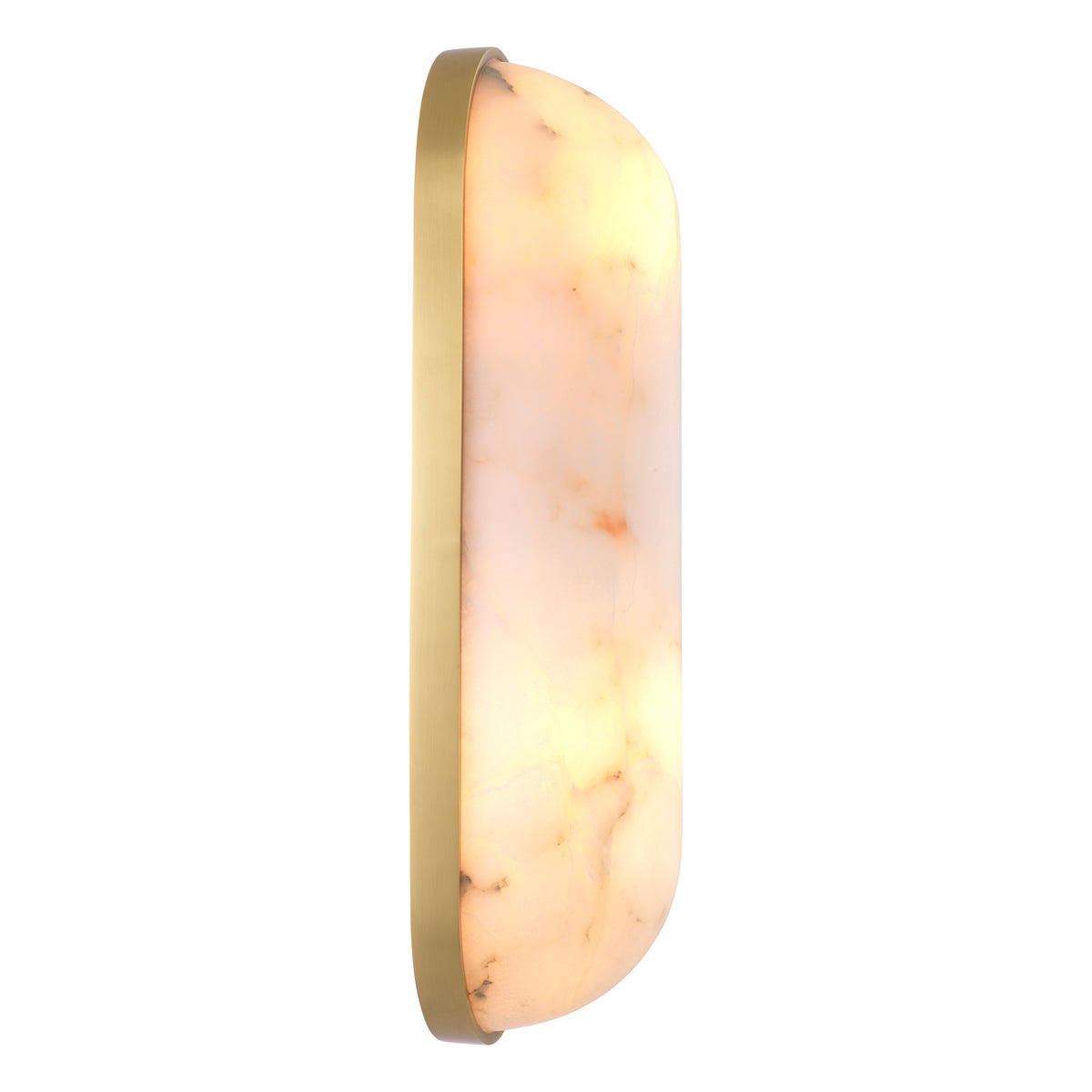 Wall Lamp Sumo antique brass finish alabaster by Eichholtz