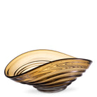 Bowl Pheadra L brown glass by Eichholtz