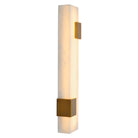 Wall Lamp Furore antique brass finish alabaster by Eichholtz