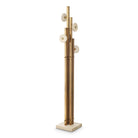 Coatrack Amadora vintage brass finish travertine by Eichholtz