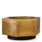 Planter Montura low vintage brass finish by Eichholtz