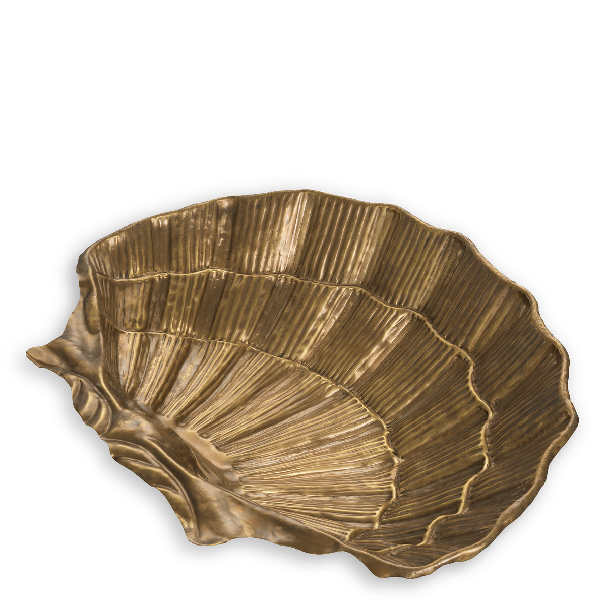 Bowl Seashell vintage brass finish by Eichholtz