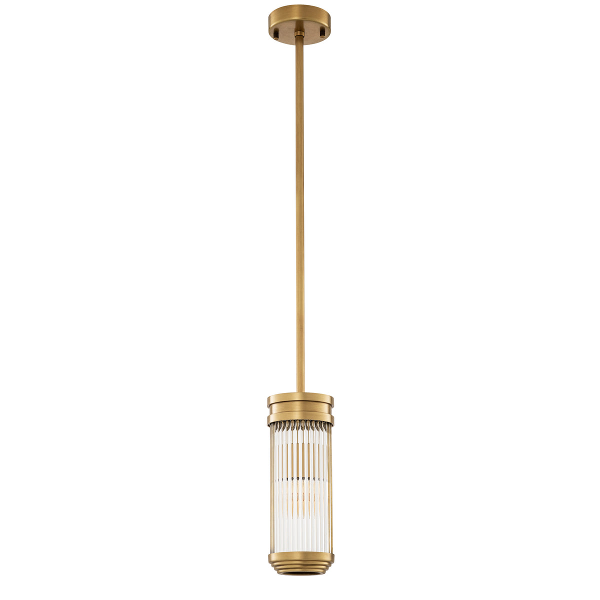 Pendant Rousseau S antique brass finish by Eichholtz