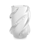 Vase Celestino M frosted white glass by Eichholtz