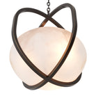 Chandelier Scapa bronze highlight finish alabaster by Eichholtz
