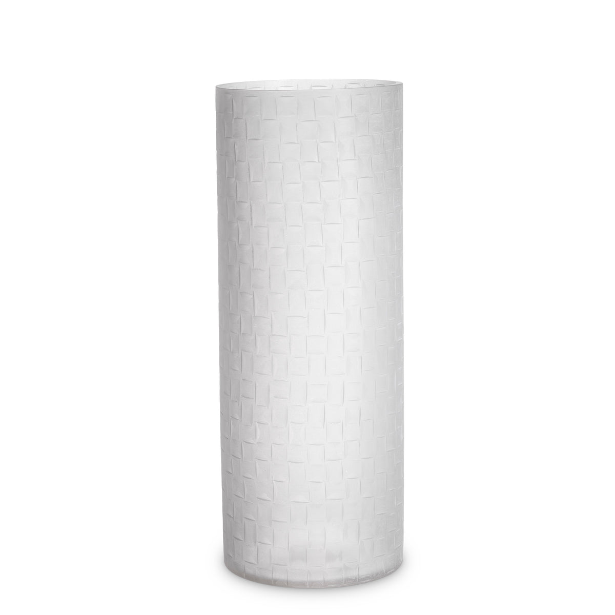 Vase Calista M frosted glass by Eichholtz