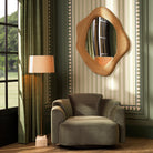 Mirror Bilbao natural rattan by Eichholtz