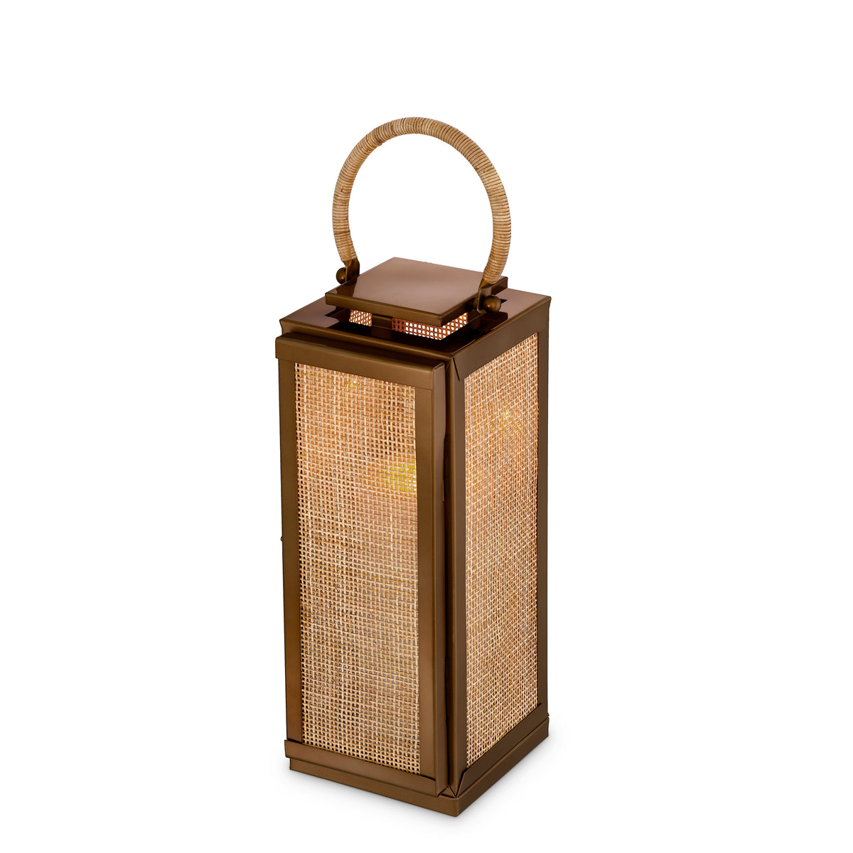 Hurricane Georgian L vintage brass finish bamboo handle by Eichholtz