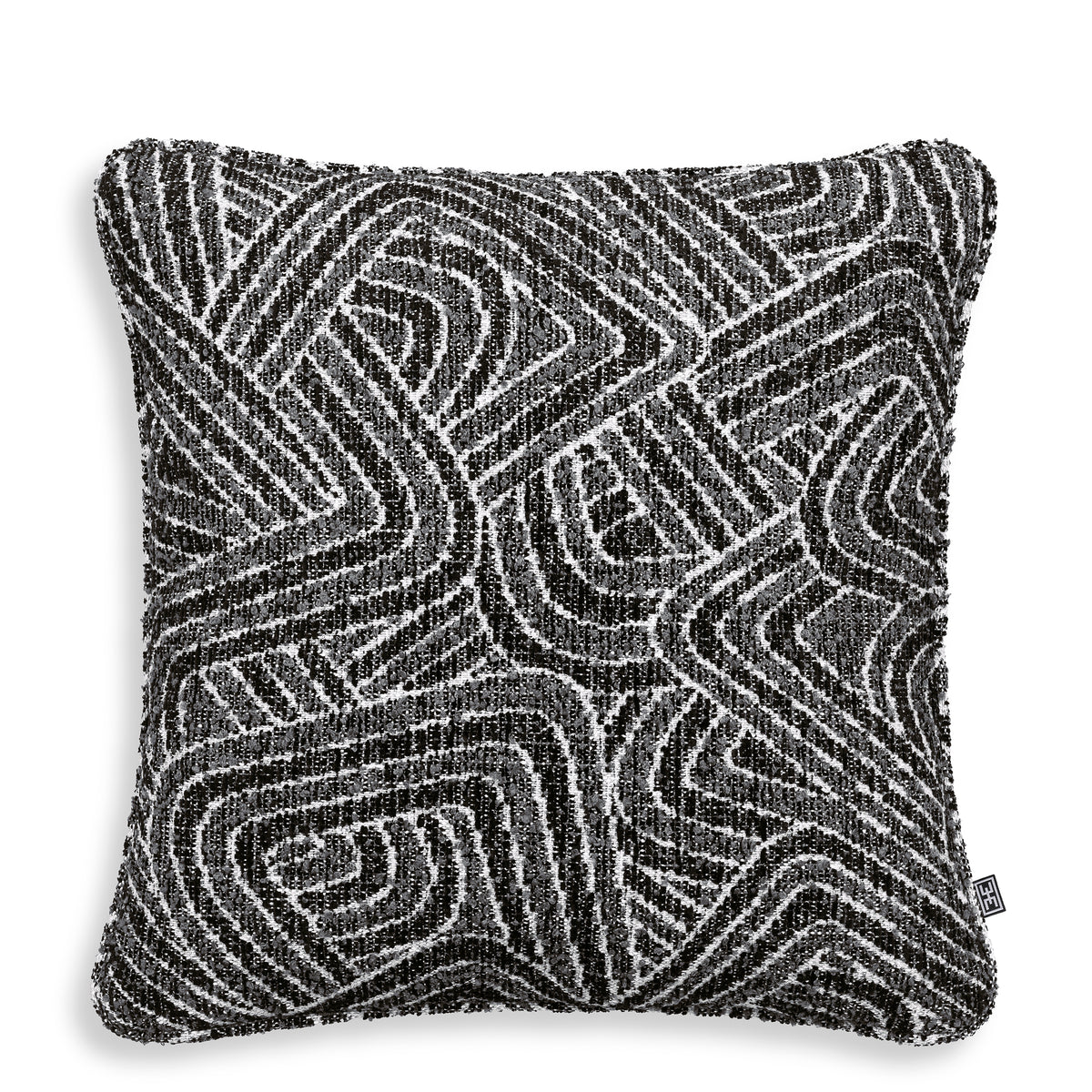 Cushion Camari S black by Eichholtz