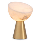 Table lamp Chamonix antique brass finish alabaster by Eichholtz