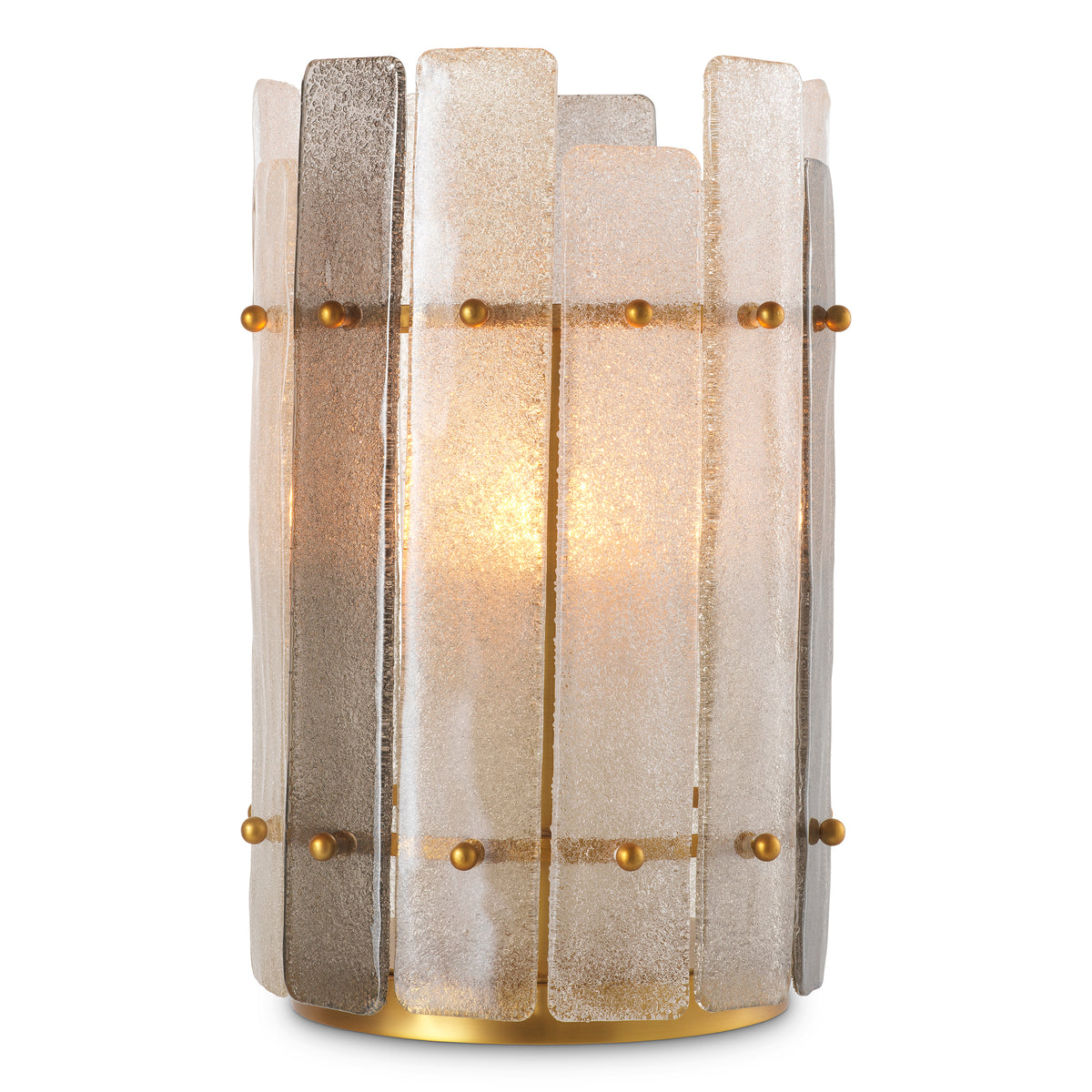 Hurricane Greyson smoke glass by Eichholtz