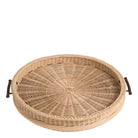 Tray Vimini S natural rattan by Eichholtz