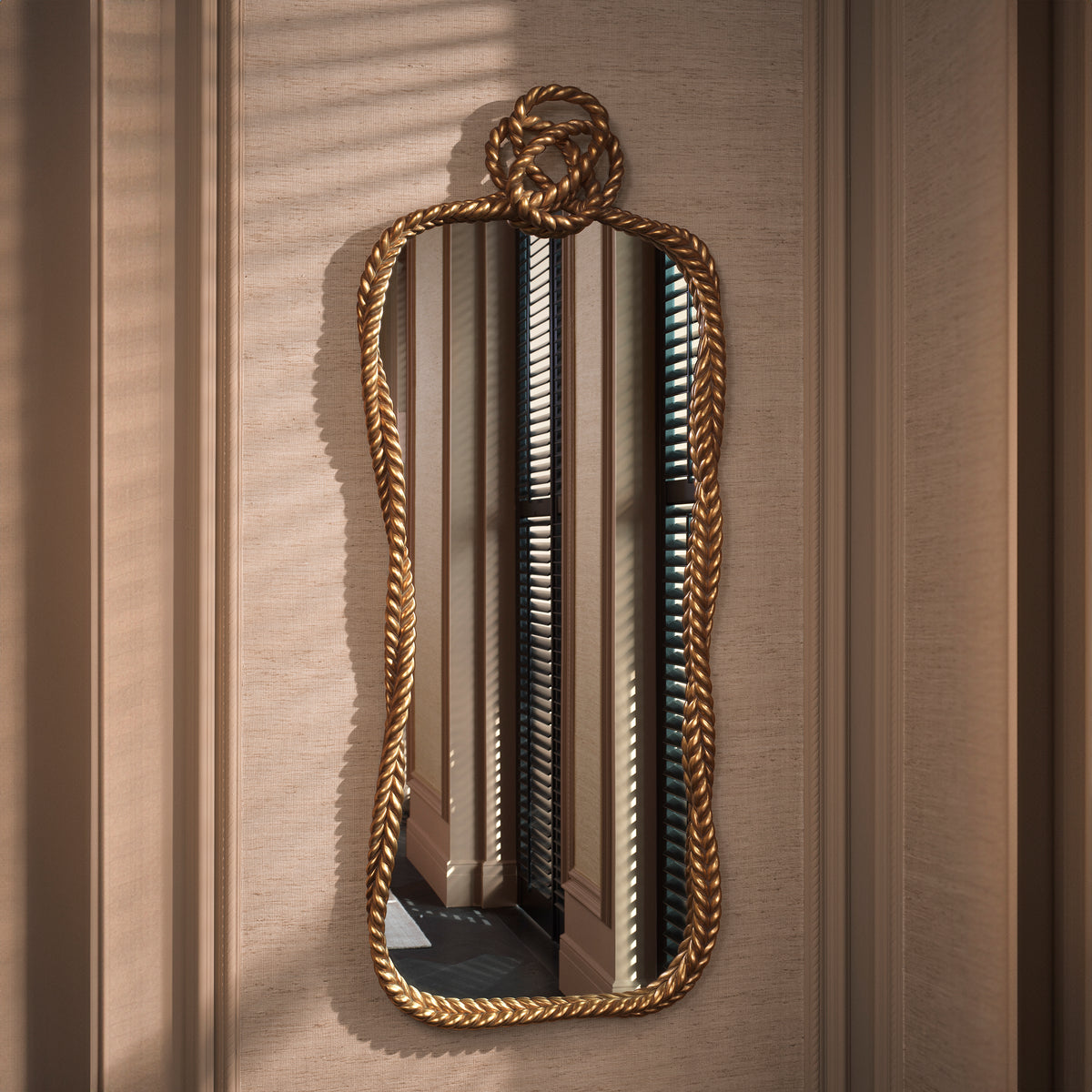 Mirror Vincenso L antique gold finish by Eichholtz