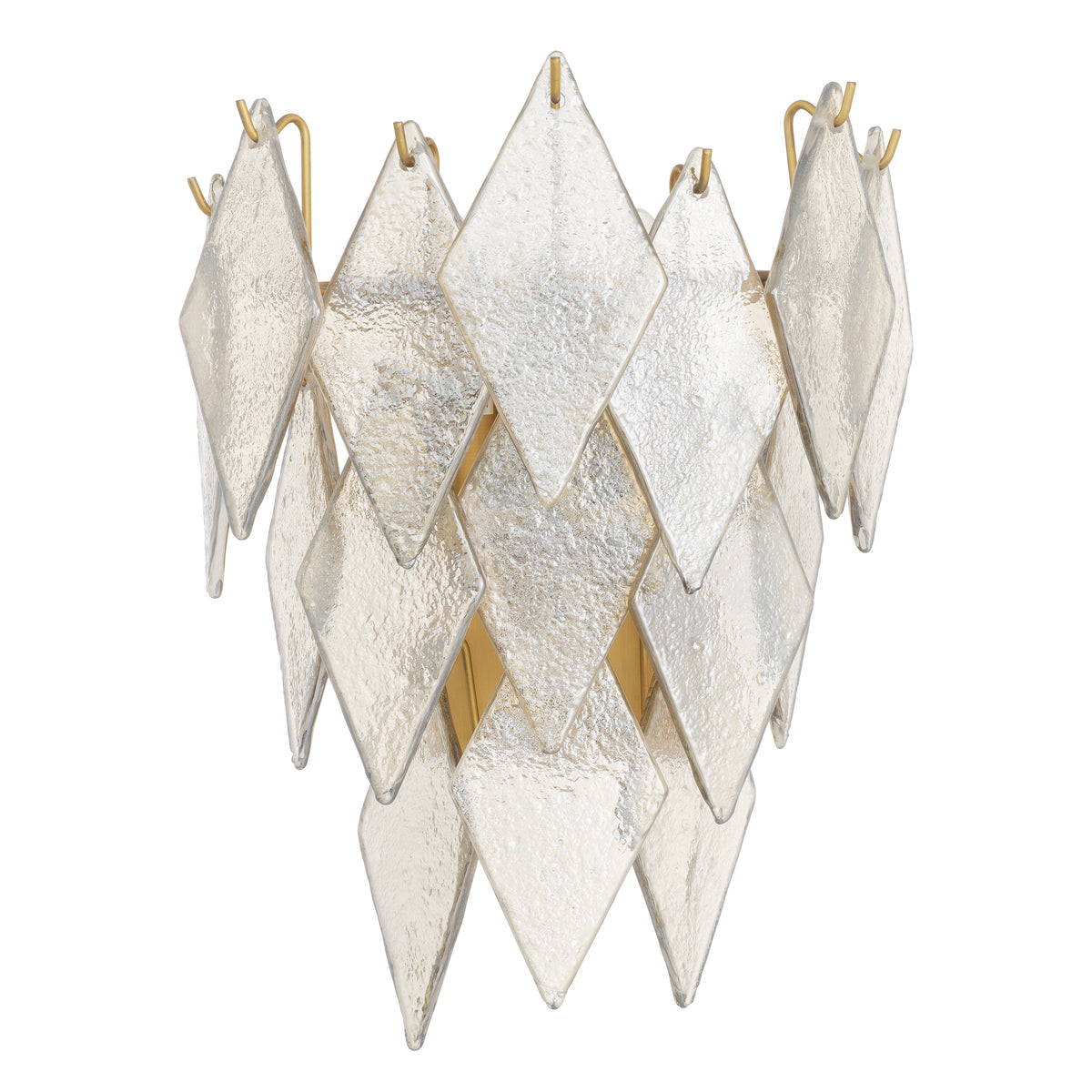 Wall Lamp Rhombus antique brass finish by Eichholtz