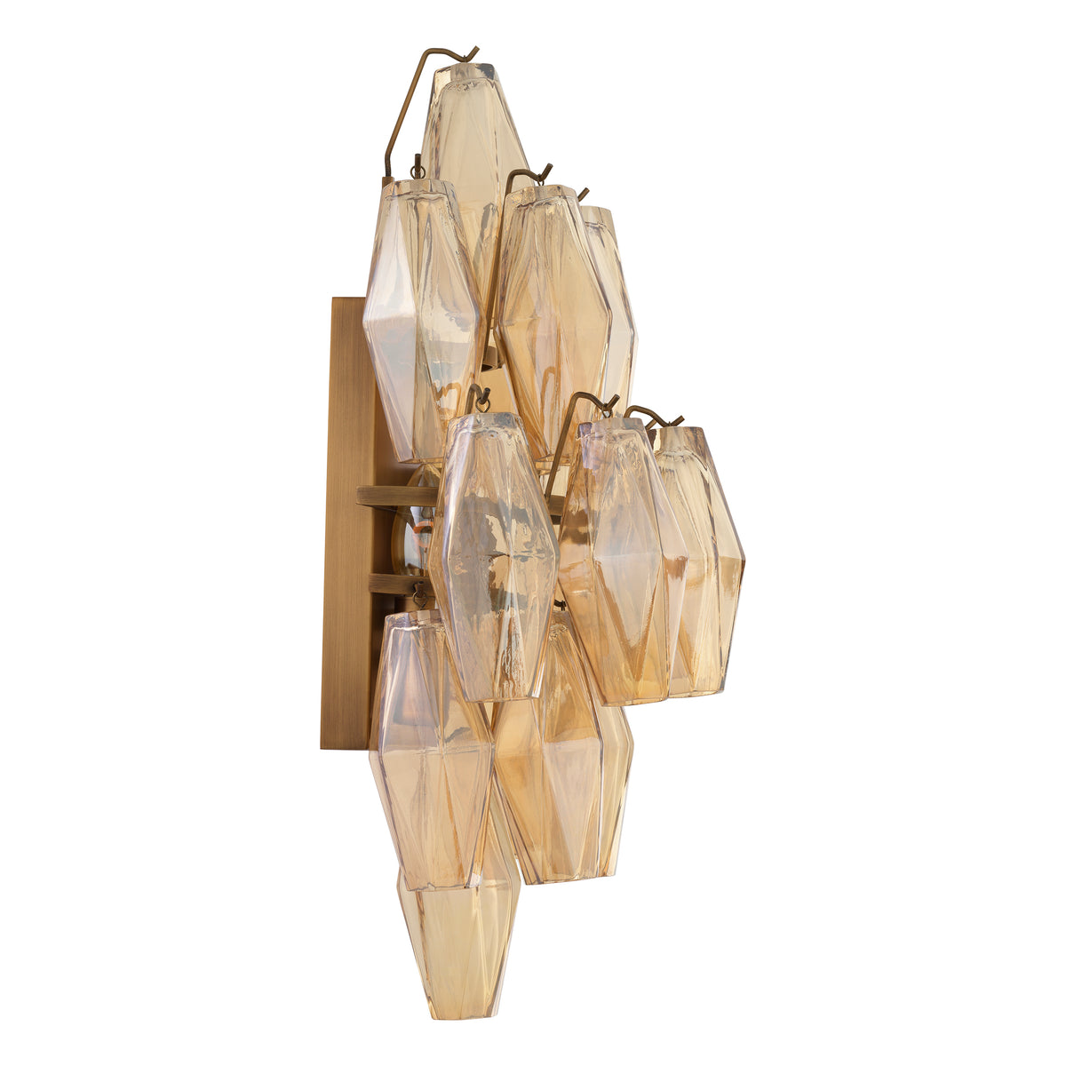 Wall Lamp Benini antique brass finish by Eichholtz