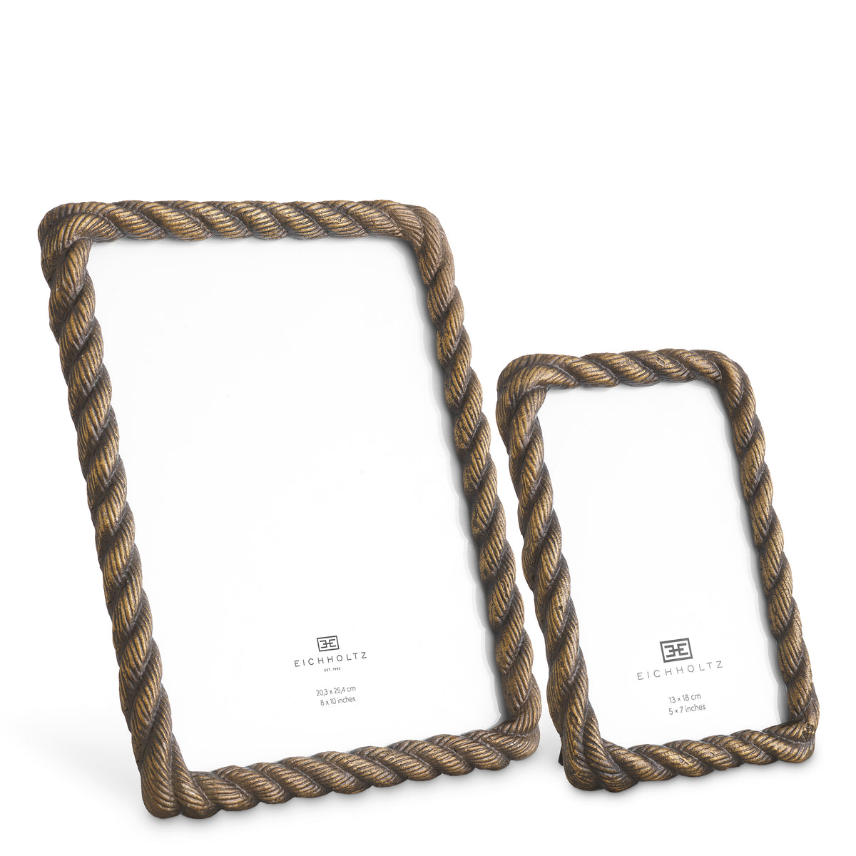 Picture Frame Corwyn antique brass finish set of 2 by Eichholtz