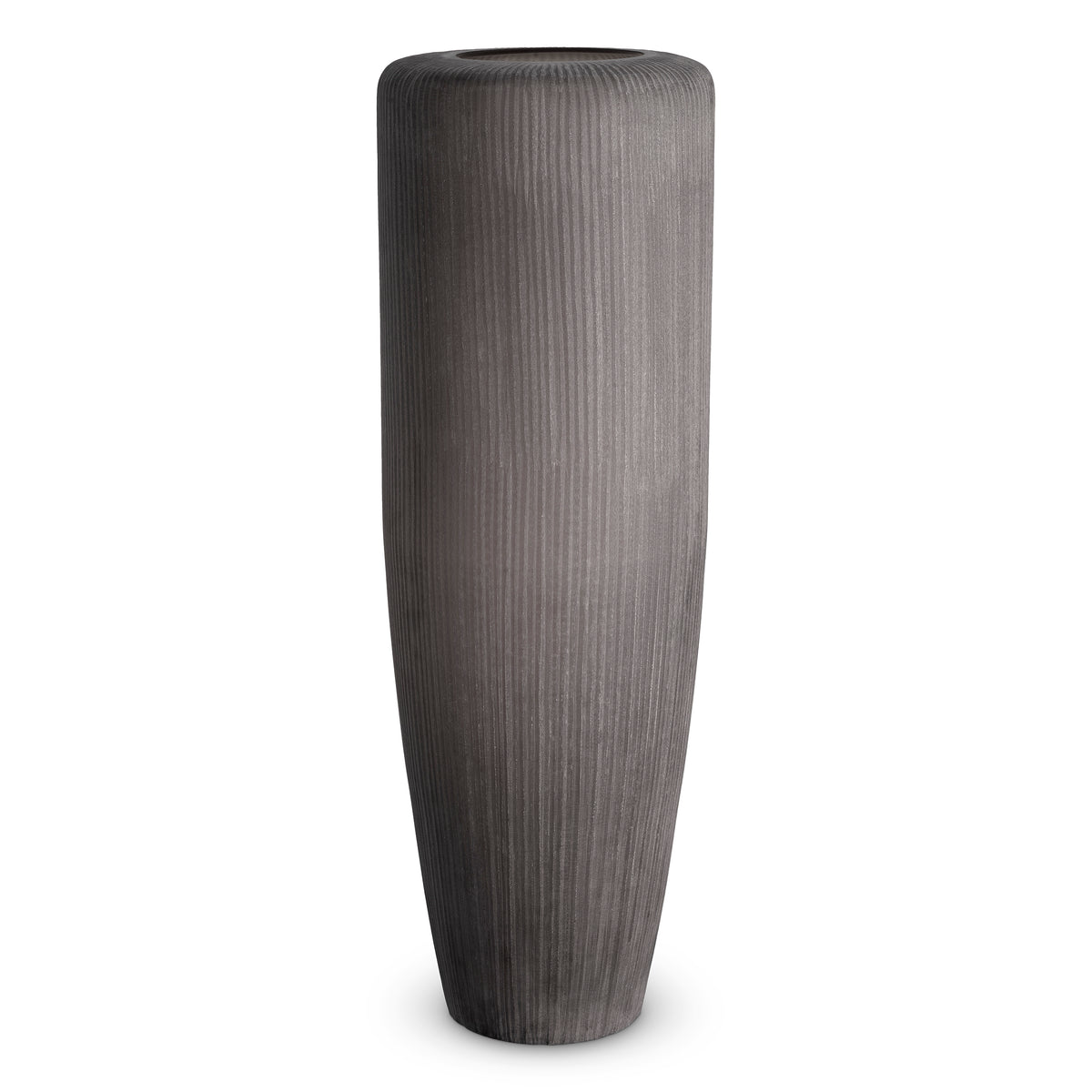 Vase Isandro XL stone finish glass by Eichholtz