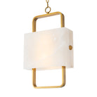 CDJ Chandelier Melbourne antique brass finish alabaster by Eichholtz