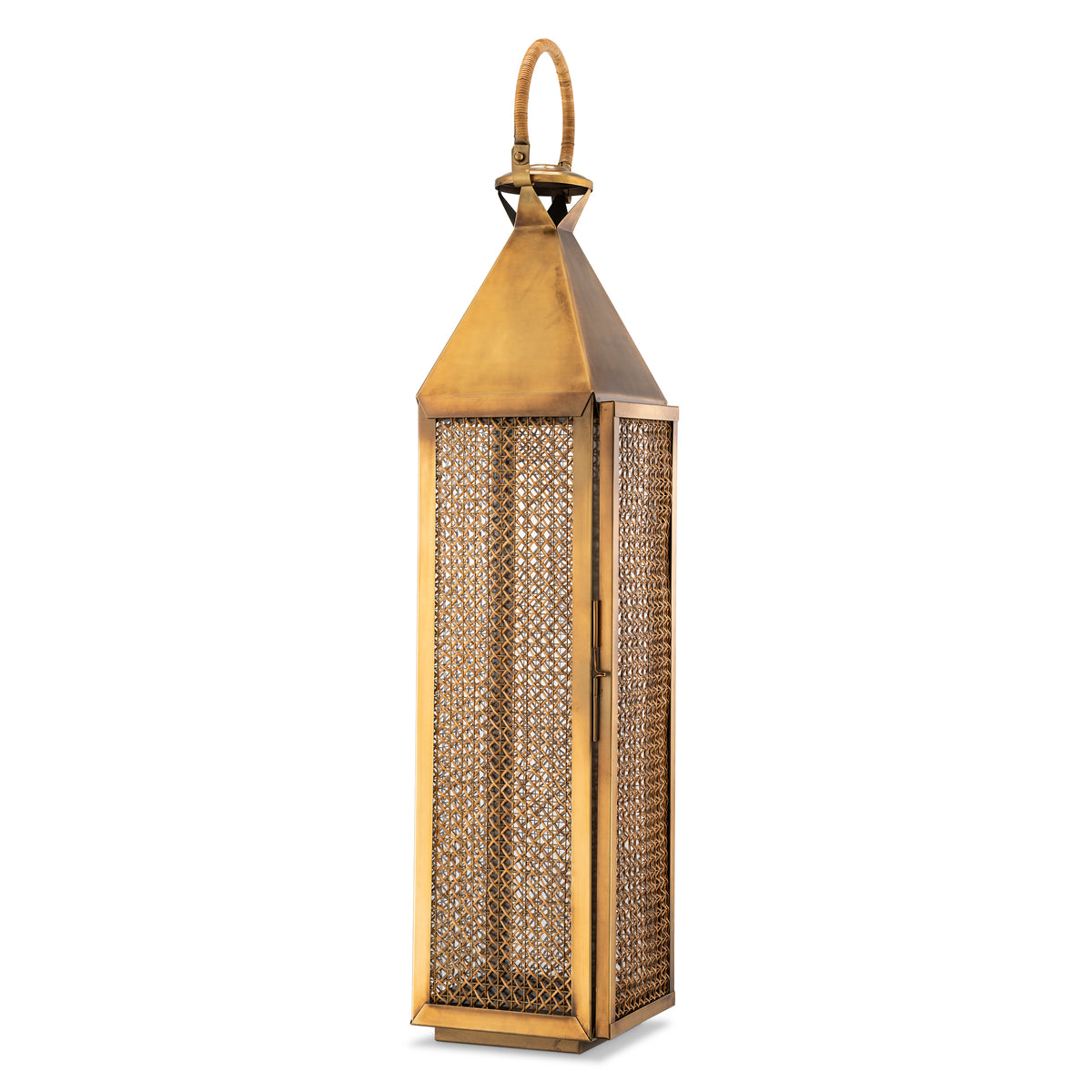 Hurricane Festival L vintage brass finish by Eichholtz