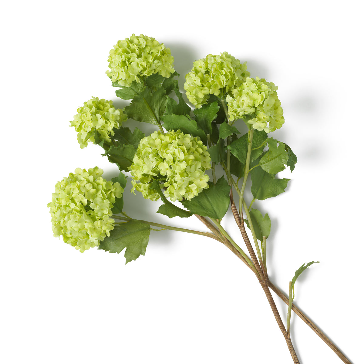 Bouquet of Hydrangeas snowball green real touch 36 pcs by Eichholtz