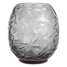 Vase Hadleigh grey color glass by Eichholtz