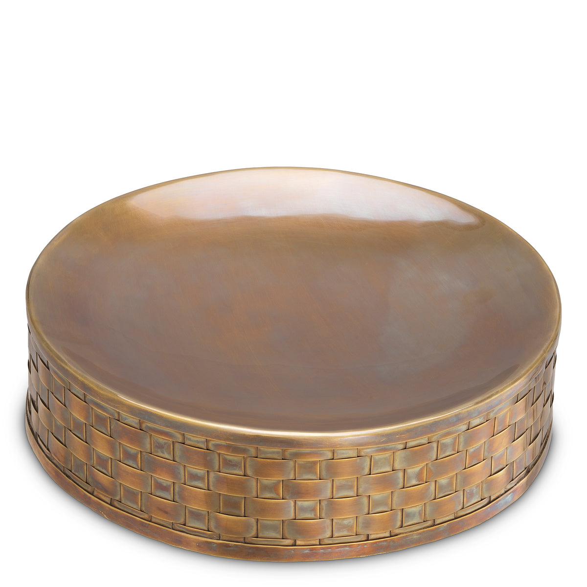 Bowl Lausanne vintage brass finish by Eichholtz