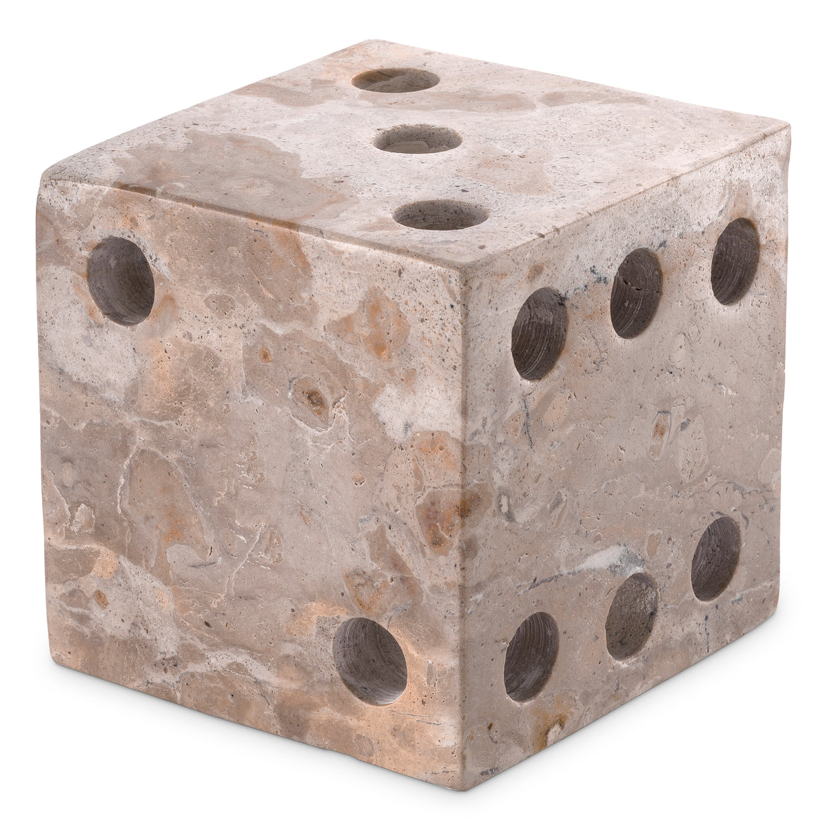 Desk Accessory Visa brown marble set of 2 by Eichholtz